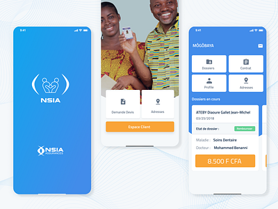 NSIA-Santé-Mobile app agency mobile app product design