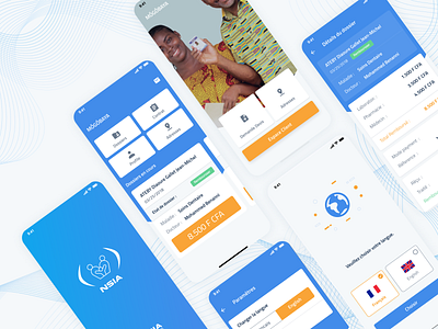 NSIA-Santé-Mobile app app mobile app product design ui