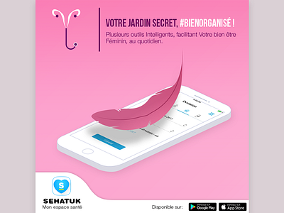 sehatuk application poster adobe designapplication designespace femme graphique photoshophealthyconception poster santépublicitésehatukflat