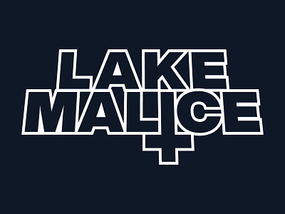 Lake Malice band branding design identity logo minimal music vector