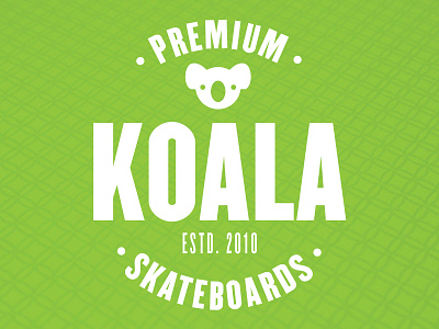 Koala Skateboards Branding branding green identity koala logo minimal premium skateboard