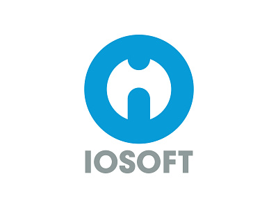 IO SOFT LOGO logo logo design logo soft logo type round logo
