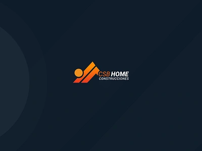 CSB HOME CONSTRUCCIONES LOGOTIPO app branding designux icon illustration logo typography ux web website