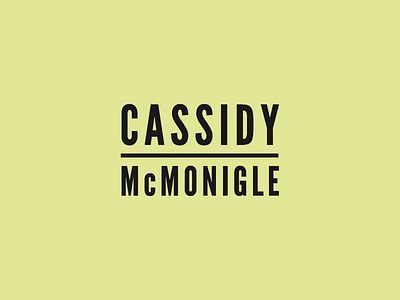 Cassidy McMonigle brand brand identity branding logo logo design