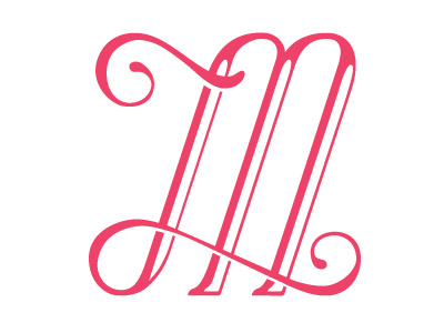M2 monogram typography