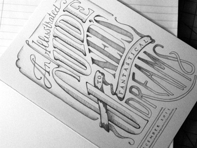 Title Page Typography book hand drawn lettering sketches typography