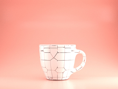 Cup of crack 3d blender modeling mug render smash