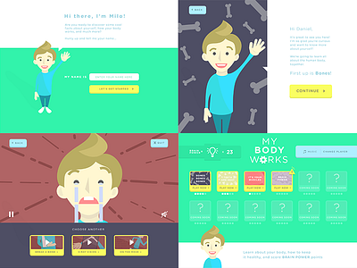 E-Learning app concepts