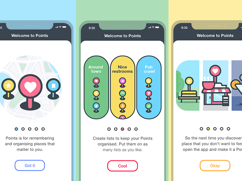 Points Onboarding By Simon Thompson On Dribbble