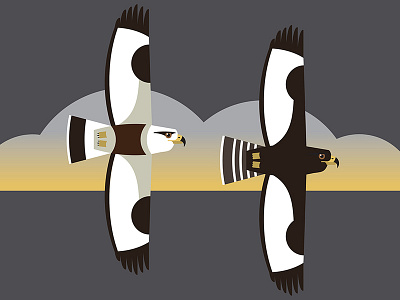 Rough-legs bird bird illustration hawk illustration illustrator nature raptor rlha roughleggedhawk vector wildlife wip