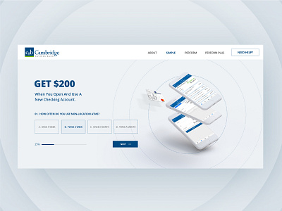 Masthead Design for Cambridge Savings