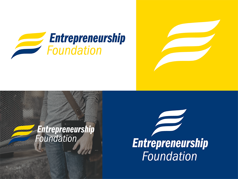 Entrepreneurship Foundation Branding style guide logo design brand logo branding
