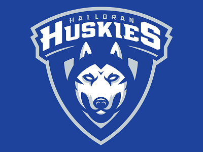 Halloran Huskies Youth Hockey Logo