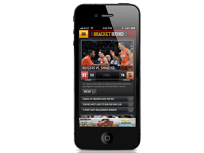 ESPN Bracket Bound iPhone App
