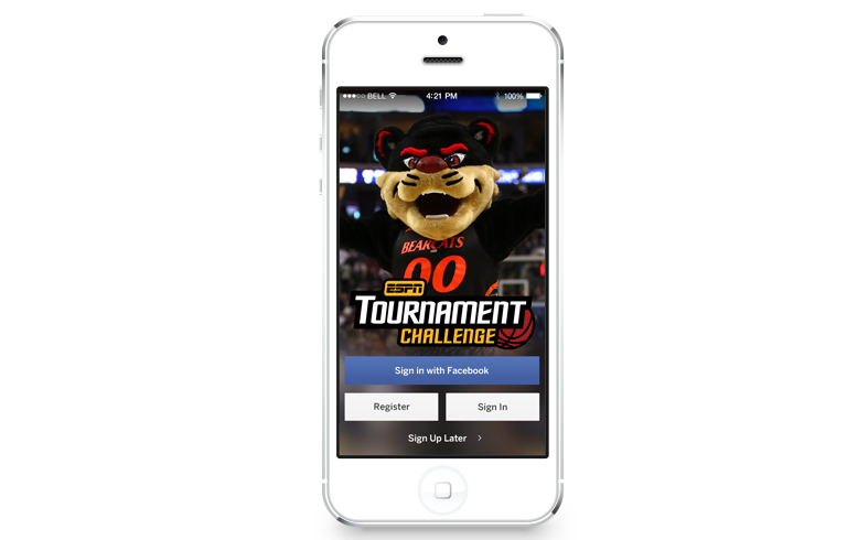 ESPN Tournament Challenge iPhone app by Matt Walker on Dribbble