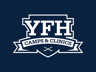 YFH Camps & Clinics Logo brand branding design identity illustration illustrator logo sports vector