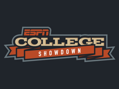 ESPN College Showdown brand design icon identity illustration illustrator logo sports update