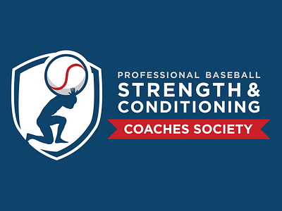 PBBSCCS Logo baseball blue fitness logo red sports vector
