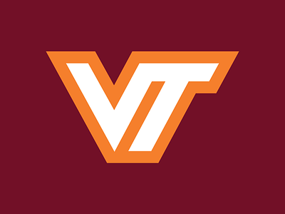 Virginia Tech Mark Concept v3 concept logo maroon orange sports