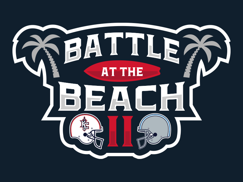 Battle At The Beach II logo by Matt Walker on Dribbble