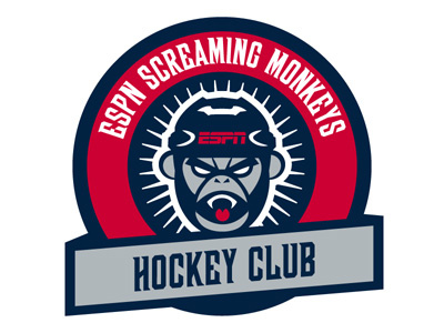 ESPN Screaming Monkeys brand design icon identity illustration illustrator logo sports update