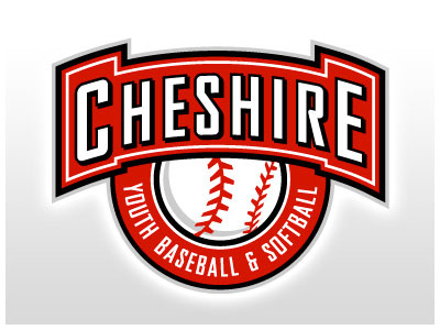 Cheshire Youth Baseball baseball brand cheshire connecticut ct identity illustrator logo sports vector youth