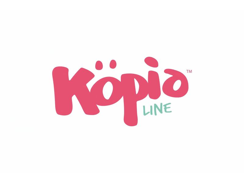 Kopialine Logo Animation 12fps after effects animated logo bouncy friendly fun logo logo animation motion graphics pink playful