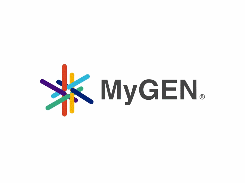 MyGen Animated Logo after effects animated logo dna fun logo logo animation medical logo morphing motion graphics nutrition science