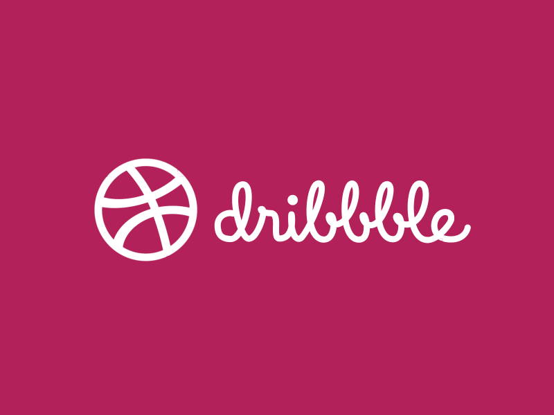 Hey how's it going 2d animation ball bounce basketball debut dribbble dribbble logo first shot hello dribble logo animation yarn