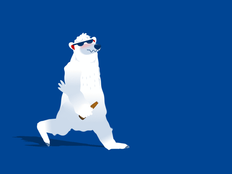 Drunk Polar Bear
