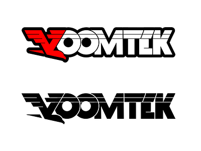 VoomTek Logo Text bird eagle fast flight hawk logo motion voom