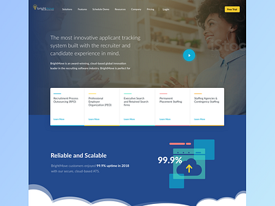 BrightMove Landing Page Hero Concept