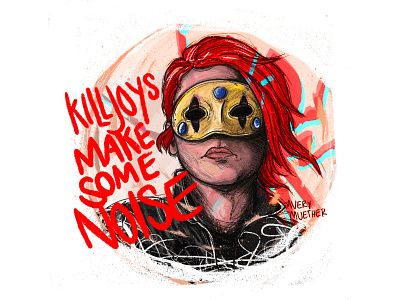 Na Na Na Na Na Na. danger days emo illustration ipad killjoy lyrics music my chem my chemical romance procreate