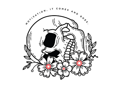 Free at Last. black work floral illustration illustrator line work punkrock pup pup the band skeleton skull spooky