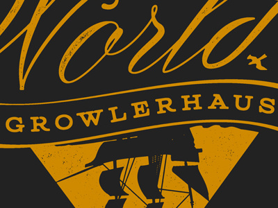 Growler shop logo beer logo