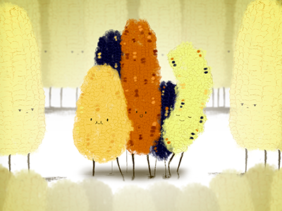 Transgenic vs Organic cartoon character design corn illustration organic transgenic vegetables