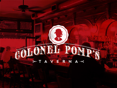 Colonel Pomp’s Taverna logo restaurant