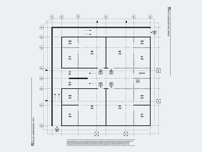 Parallel Dimension \ P.01 architecture architecture design design drafting grid illustration minimal print design prototype vector