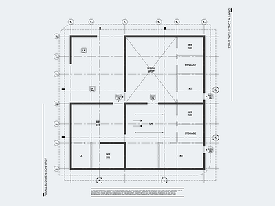 Parallel Dimension \ P.07 architecture architecture design black and white blueprint drafting grid layoutdesign minimal print design prototype