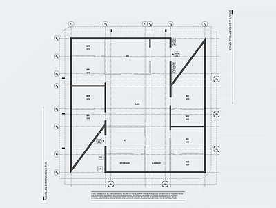 Parallel Dimension \ P.35 arch archi architecture architecture design blueprint design drafting draftsman engineering gram graphic illustration layoutdesign line minimalistic design prototype typo vector