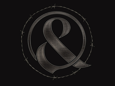 01 ampersand band merch design merch of mice men photomanipulation photoshop simple texture