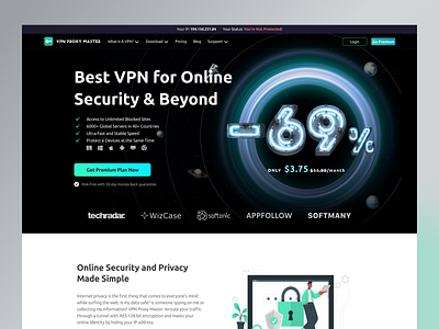 Master VPN Activity branding design illustration typography ui 网页
