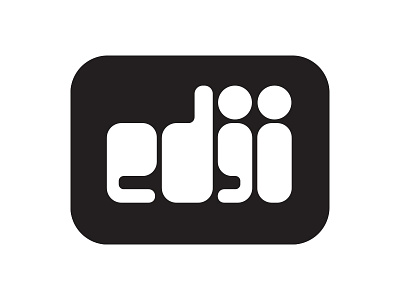 edji logo apps illustrator lettering logo startup tech type vector