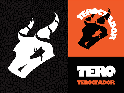 Teroctador Logo dragon icon illustrator logo mark rocket league twitch