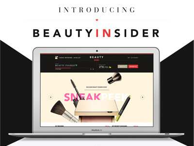 Sephora - Introducing Beauty Insider beauty design makeup rokkan ui web