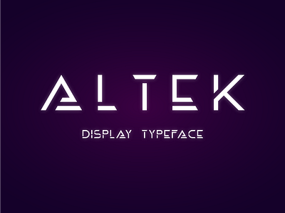 Altek - Display Typeface