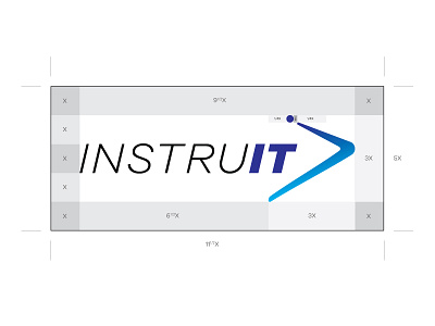 Instruit - Logo construction grid