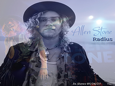 Allen Stone Radius album art graphic design