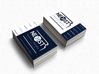 Nekst Business Cards Dribble branding graphic design