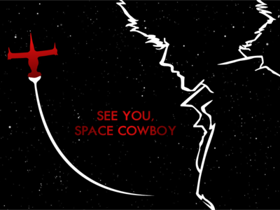 Cowboy Bebop graphic design illustration